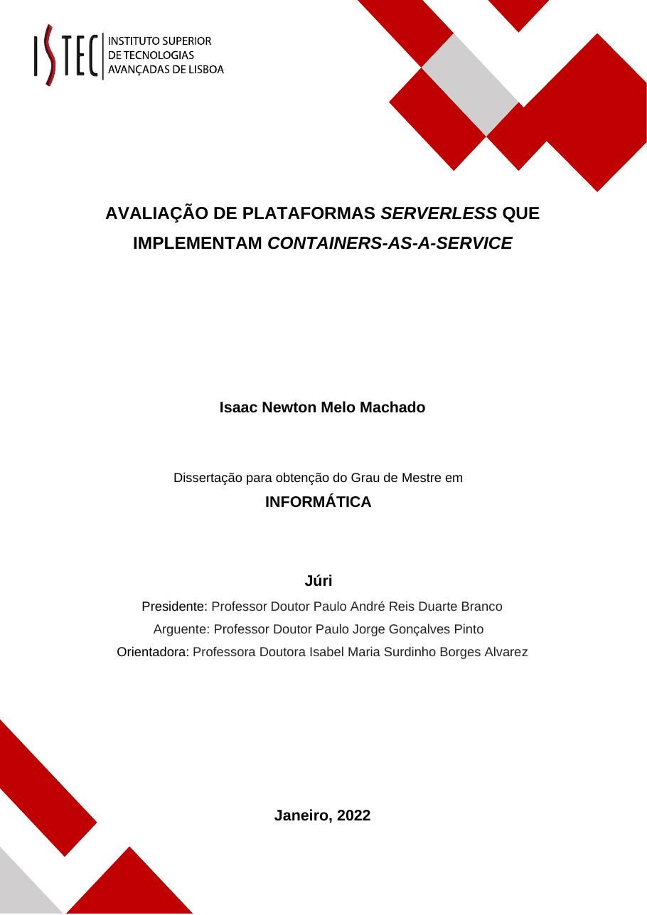 Master's dissertation in Computer Science, January 2022. Supervisor: Professor Isabel Alvarez.